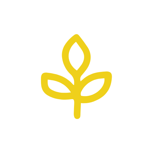 Yellow leaf icon